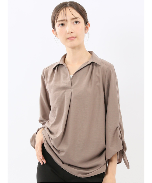 カプリシャスミー　リボン袖　半袖チュニック カプリシャスミー リボン袖 半袖チュニック カプリシャスミー