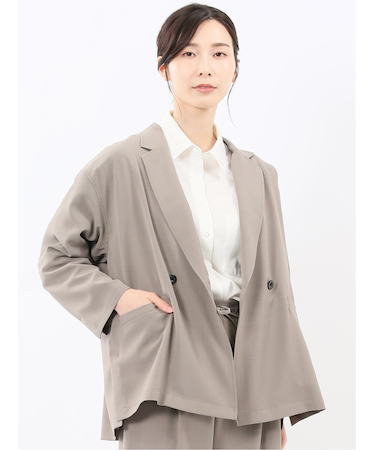 ドライタッチ カルゼ シャツジャケット(セットアップ可能)