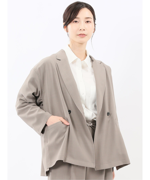 ドライタッチ カルゼ シャツジャケット(セットアップ可能)