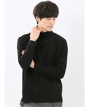 【DRESS T-SHIRT】シルケットスムス ハイネック 長袖Tシャツ