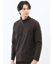 【DRESS T-SHIRT】シルケットスムス ハイネック 長袖Tシャツ