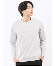 【DRESS T-SHIRT】シルケットスムス スロープネック 長袖Tシャツ