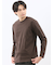 【DRESS T-SHIRT】シルケットスムス スロープネック 長袖Tシャツ