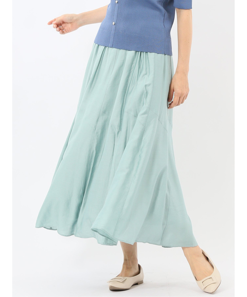 シルキーローン タックギャザースカート