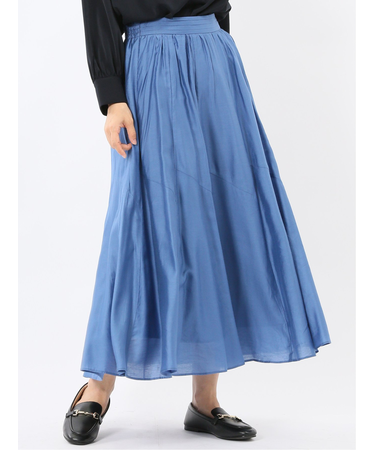 シルキーローン タックギャザースカート