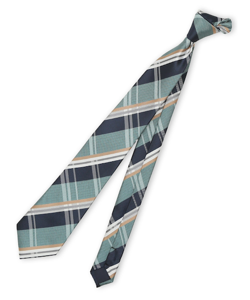 ウォッシャブル チェック柄 レギュラータイ 8.0cm幅