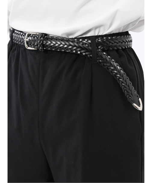 レザーメッシュ プンターレ ナローベルト