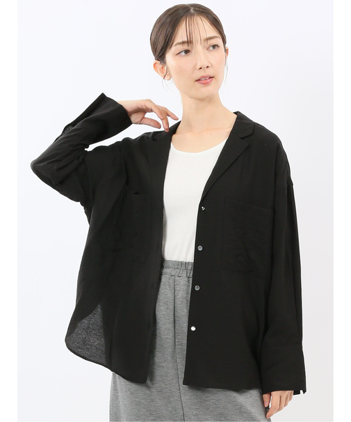 ビンテージ シアー 長袖ブラウス