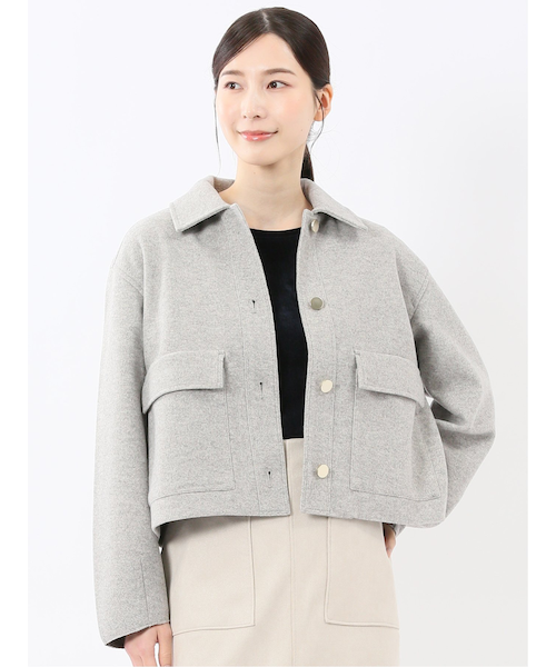 ※専用【MIREPOIX】アウター　ショート　ブルゾン　コート　フード付き 起毛 ショートブルゾン｜エムエフエディトリアルの通販｜&mall