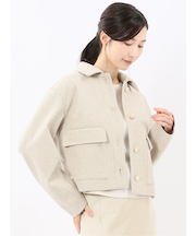 起毛 ショートブルゾン