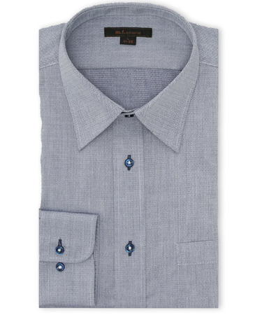 形態安定 吸水速乾 NEWスタンダードフィット レギュラーカラー長袖シャツ