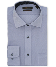 ノンアイロン ストレッチ NEWスタンダードフィット ワイドカラー長袖ニットシャツ