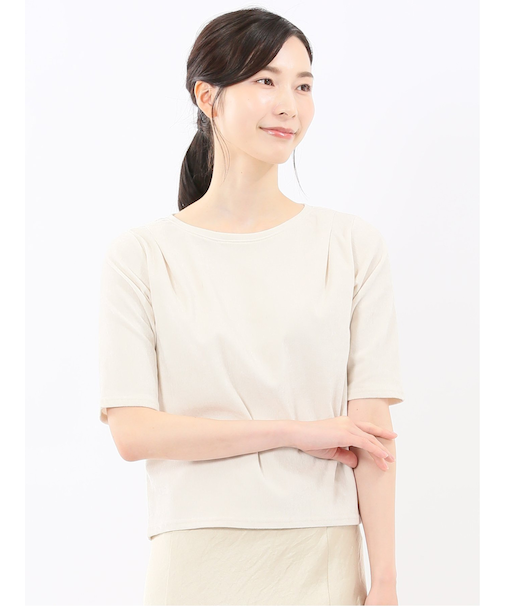 クラッシュベロア 半袖プルオーバー