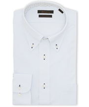 ノンアイロン ストレッチ NEWスタンダードフィット ボタンダウン長袖ニットシャツ