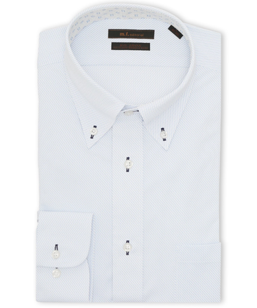 ノンアイロン ストレッチ NEWスタンダードフィット ボタンダウン長袖ニットシャツ