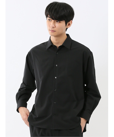 circle motion contra レギュラーカラー長袖シャツ(セットアップ可能)