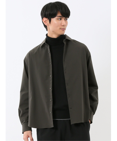 circle motion contra レギュラーカラー長袖シャツ(セットアップ可能)