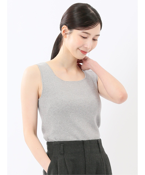 ハンドウォッシャブル 前後2WAY ニットタンク