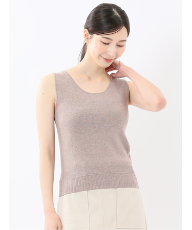 ハンドウォッシャブル 前後2WAY ニットタンク