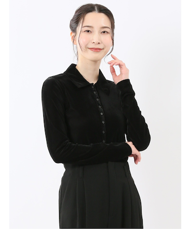 イノウェーブ/INNOWAVE シアーベロア 長袖シャツ