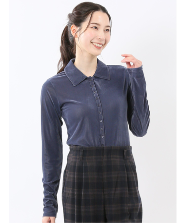 イノウェーブ/INNOWAVE シアーベロア 長袖シャツ