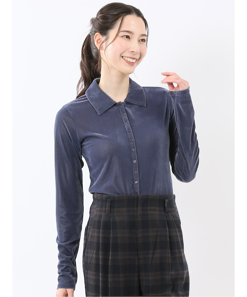 イノウェーブ/INNOWAVE シアーベロア 長袖シャツ