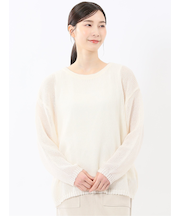 透かしニット&タンクトップ アンサンブル