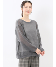 透かしニット&タンクトップ アンサンブル