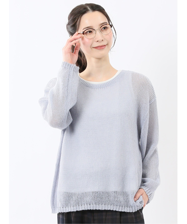 透かしニット&タンクトップ アンサンブル