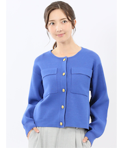 ハンドウォッシャブル ミラノリブ ニットジャケット