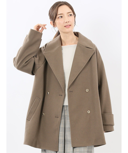 ライトシャギー メタルボタン ピーコート｜エムエフエディトリアルの