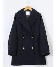 ライトシャギー メタルボタン ピーコート