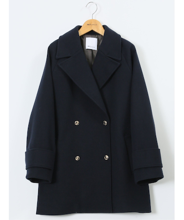 ライトシャギー メタルボタン ピーコート