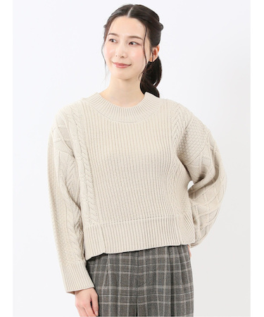 ウォッシャブル 前後2WAY ニットプルオーバー