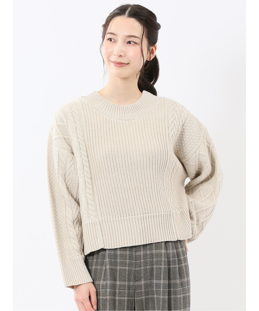 ウォッシャブル 前後2WAY ニットプルオーバー