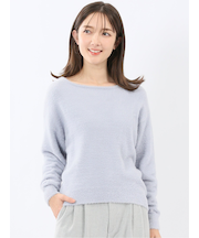 ハンドウォッシャブル フェザー クルーニットプルオーバー