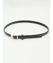 リザード型押し ナローベルト