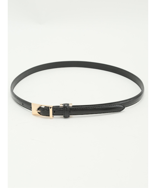 リザード型押し ナローベルト