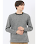裏起毛ツイル クルーネック長袖Tシャツ