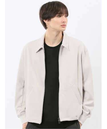 ストレッチ起毛 ハリントンジャケット