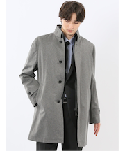 撥水防風 ライナー付き レイヤードコート