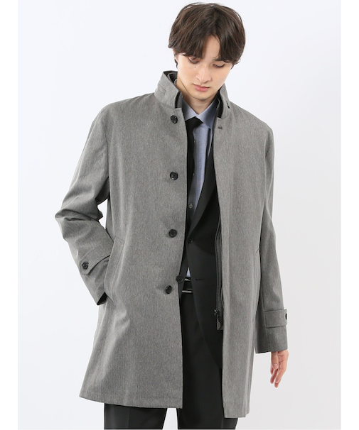 撥水防風 ライナー付き レイヤードコート