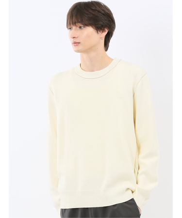 ウォッシャブル ストレッチ クルーニット