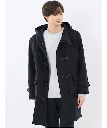 ストレッチメルトン ダッフルコート