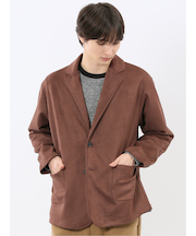 ストレッチ起毛 2ボタン ジャケット