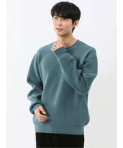 ハンドウォッシャブル ストレッチ シェニールヤーン クルーニット