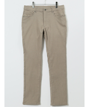 クロスストレッチ+ウォーム スリムパンツ ジャガード