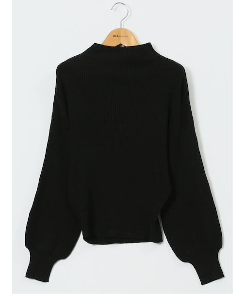 マーブルワルツ/MARBLE WALTS ウォッシャブル ボトルネック リブニット