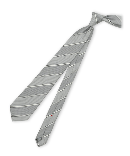 セッテピエゲ シルクストライプ柄 レギュラータイ 8cm幅