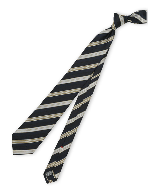 セッテピエゲ シルクストライプ柄 レギュラータイ 8cm幅